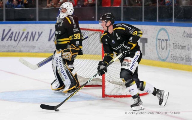 Photo hockey match Grenoble  - Rouen le 26/08/2023
