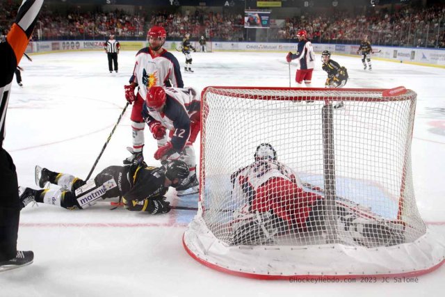 Photo hockey match Grenoble  - Rouen le 26/08/2023