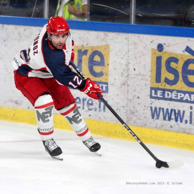 Photo hockey match Grenoble  - Rouen le 26/08/2023