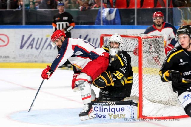 Photo hockey match Grenoble  - Rouen le 26/08/2023