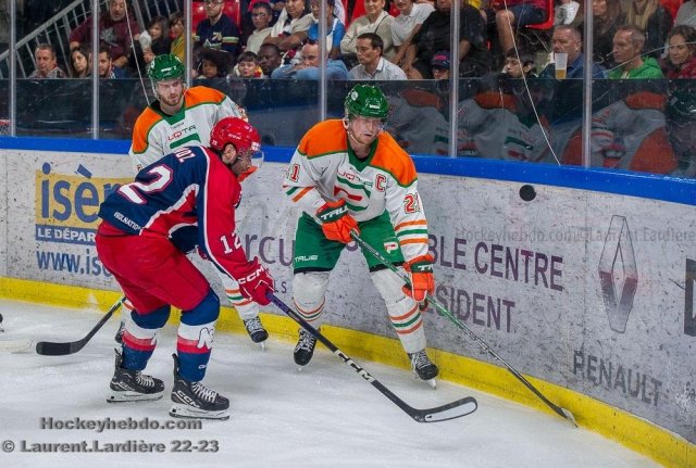 Photo hockey match Grenoble  - Trois-Rivières le 31/08/2023