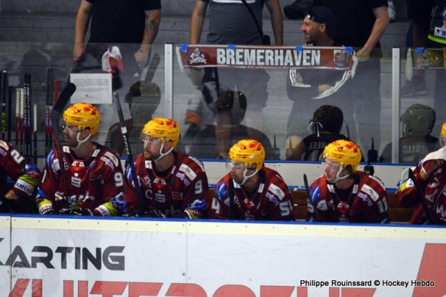 Photo hockey match Ambrì-Piotta - Bremerhaven le 02/09/2023