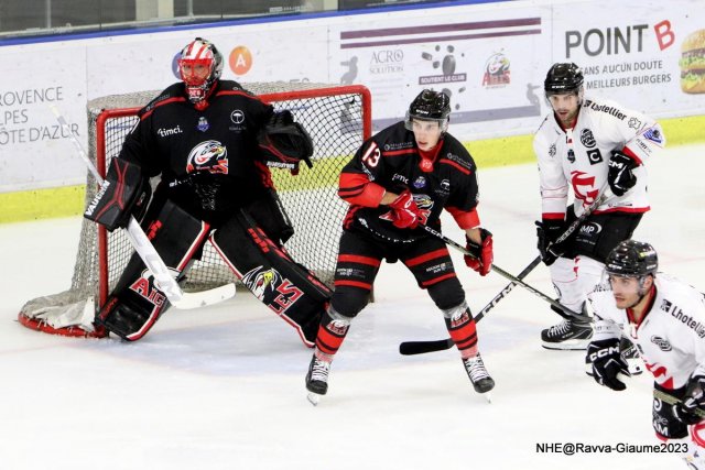 Photo hockey match Nice - Amiens  le 09/09/2023