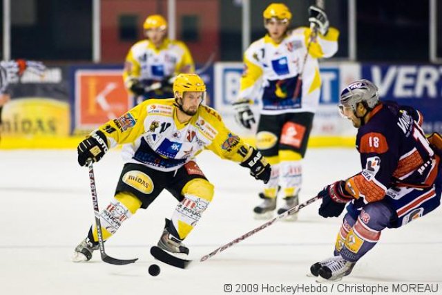 Photo hockey match Strasbourg  - Grenoble  le 26/09/2009