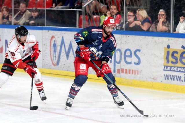 Photo hockey match Grenoble  - Nice le 12/09/2023