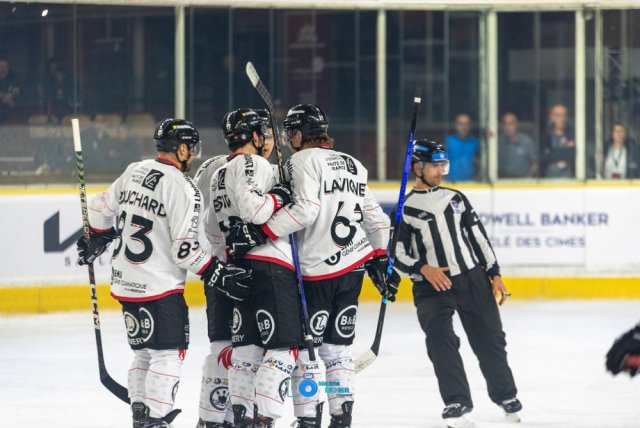 Photo hockey match Chamonix  - Amiens  le 15/09/2023