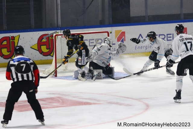 Photo hockey match Rouen - Marseille le 15/09/2023
