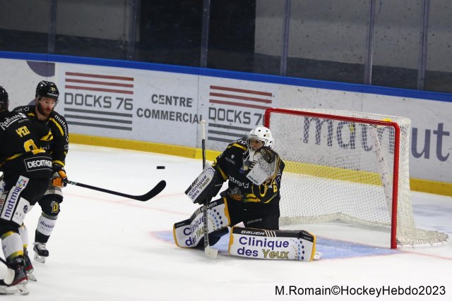 Photo hockey match Rouen - Marseille le 15/09/2023