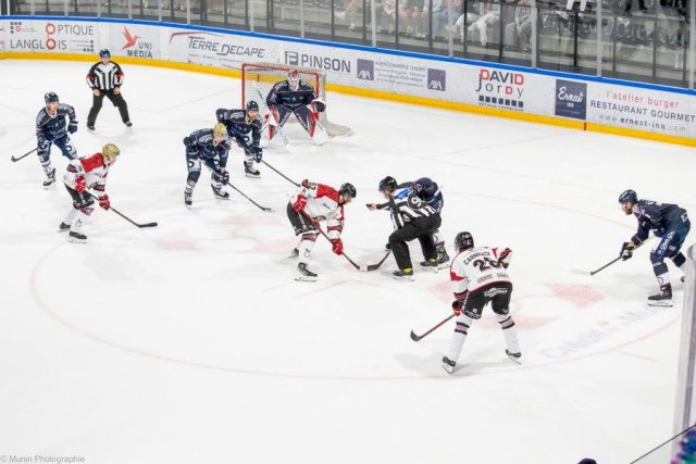 Photo hockey match Angers  - Briançon  le 15/09/2023