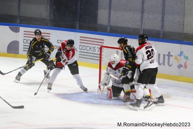 Photo hockey match Rouen - Bordeaux le 17/09/2023