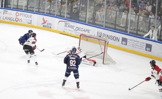 Photo hockey match Angers  - Briançon  le 15/09/2023