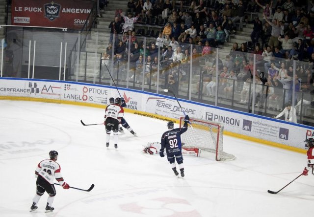 Photo hockey match Angers  - Briançon  le 15/09/2023
