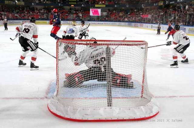 Photo hockey match Grenoble  - Chamonix  le 19/09/2023
