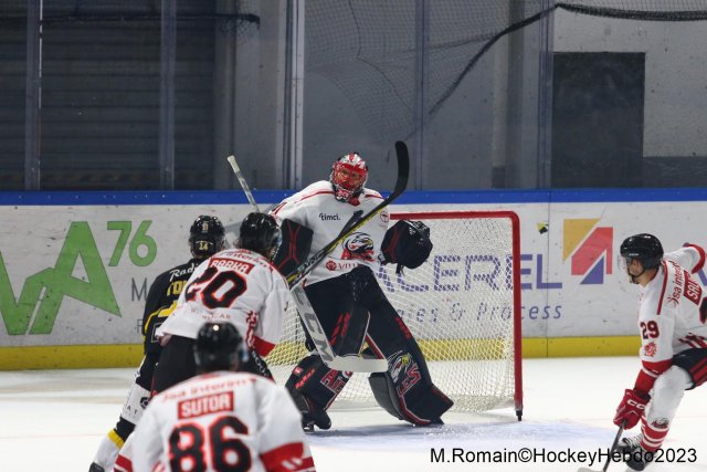 Photo hockey match Rouen - Nice le 28/09/2023