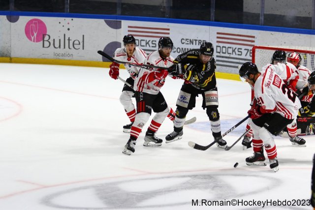 Photo hockey match Rouen - Nice le 28/09/2023