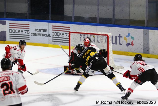 Photo hockey match Rouen - Nice le 28/09/2023