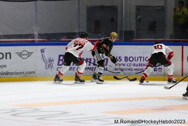 Photo hockey match Rouen - Nice le 28/09/2023
