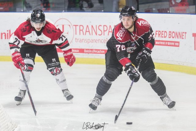 Photo hockey match Bordeaux - Briançon  le 03/10/2023