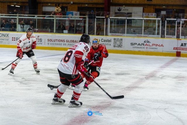 Photo hockey match Chamonix  - Nice le 06/10/2023