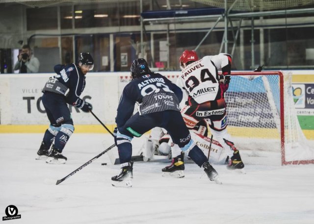 Photo hockey match Tours  - Cholet  le 07/10/2023