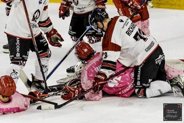 Photo hockey match Cergy-Pontoise - Briançon  le 10/10/2023