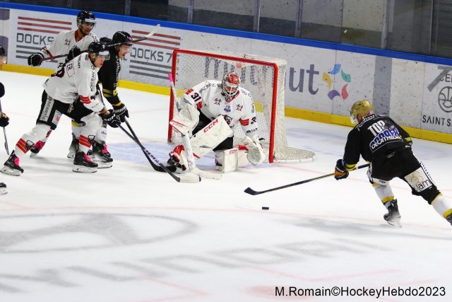 Photo hockey match Rouen - Chamonix  le 13/10/2023