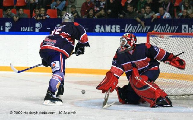 Photo hockey match Grenoble  - Villard-de-Lans le 03/10/2009