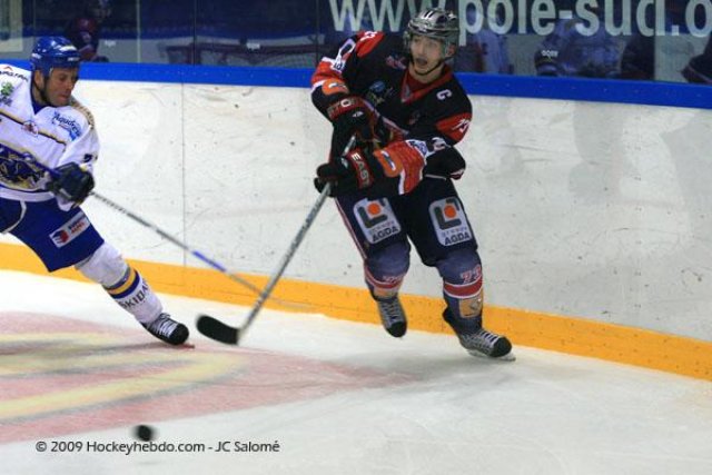 Photo hockey match Grenoble  - Villard-de-Lans le 03/10/2009
