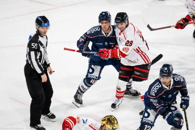 Photo hockey match Angers  - Nice le 20/10/2023