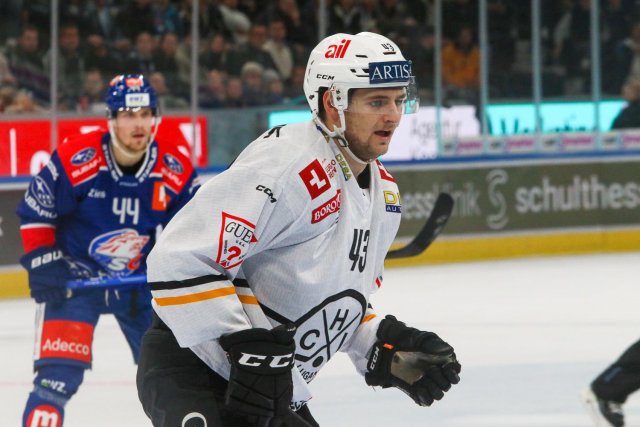 Photo hockey match Zürich - Lugano le 27/10/2023