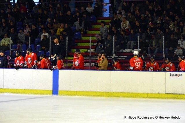 Photo hockey match Besançon - Avignon le 28/10/2023