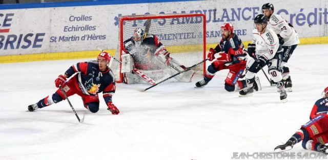 Photo hockey match Grenoble  - Angers  le 29/10/2023