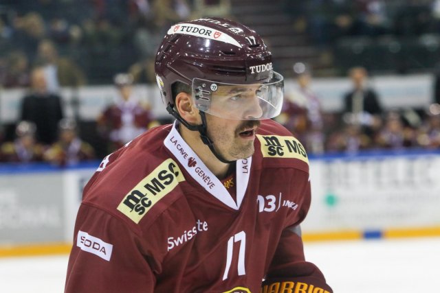 Photo hockey match Genève - Zug le 04/11/2023