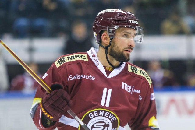 Photo hockey match Genève - Zug le 04/11/2023