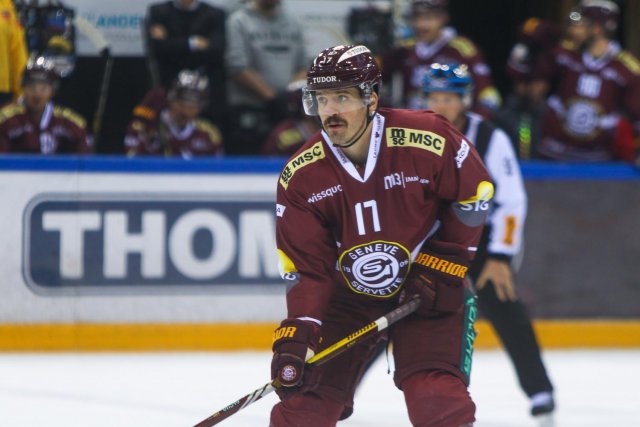 Photo hockey match Genève - Zug le 04/11/2023