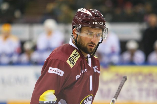 Photo hockey match Genève - Zug le 04/11/2023