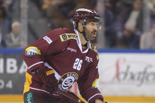 Photo hockey match Genève - Zug le 04/11/2023