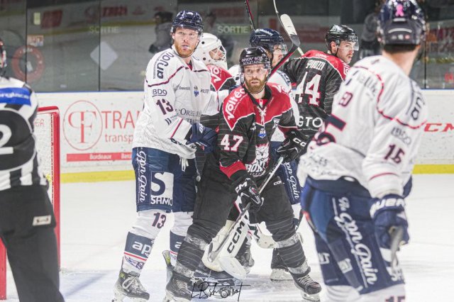 Photo hockey match Bordeaux - Angers  le 03/11/2023