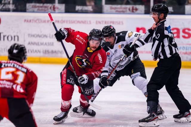 Photo hockey match Morzine-Avoriaz - Brest  le 11/11/2023