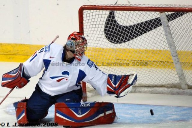 Photo hockey album Mondiaux : 2ème journée - Suisse / France - L. Lardière