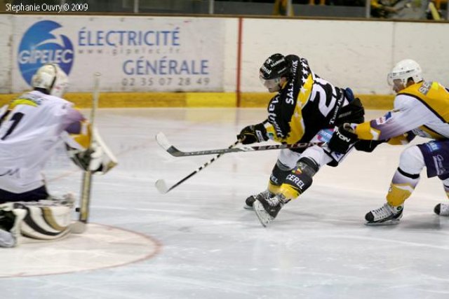 Photo hockey match Rouen - Chamonix  le 03/10/2009