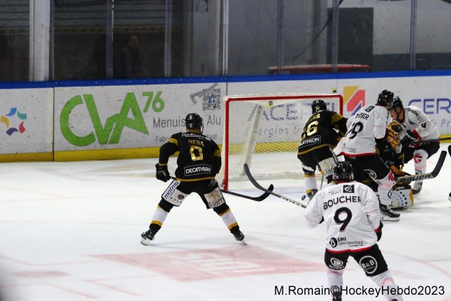 Photo hockey match Rouen - Amiens  le 17/11/2023