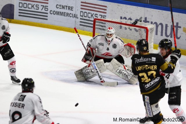 Photo hockey match Rouen - Amiens  le 17/11/2023