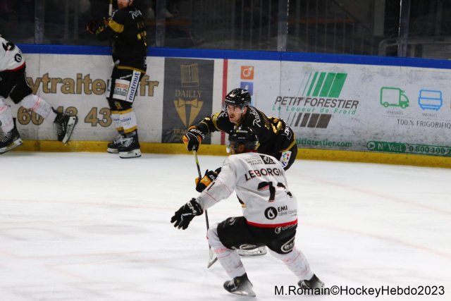 Photo hockey match Rouen - Amiens  le 17/11/2023