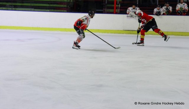 Photo hockey match Besançon - Nimes le 18/11/2023