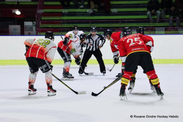 Photo hockey match Besançon - Nimes le 18/11/2023