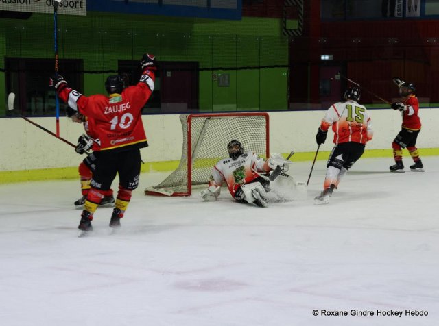 Photo hockey match Besançon - Nimes le 18/11/2023