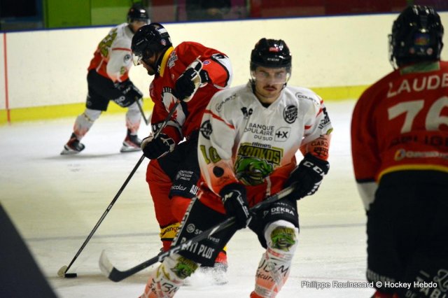 Photo hockey match Besançon - Nimes le 18/11/2023