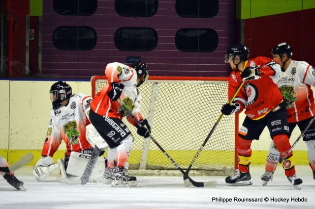 Photo hockey match Besançon - Nimes le 18/11/2023