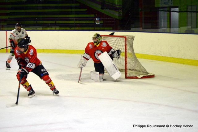 Photo hockey match Besançon - Nimes le 18/11/2023